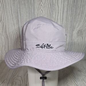 Salt Life Grey Sandbar Boonie Light Grey Hat Adult OSFM